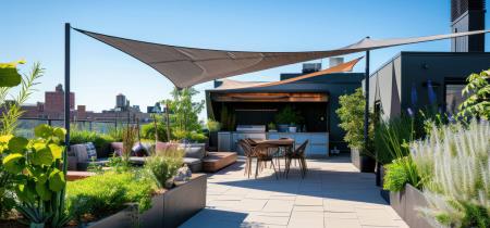 Perché scegliere le vele ombreggianti per giardini e terrazzi