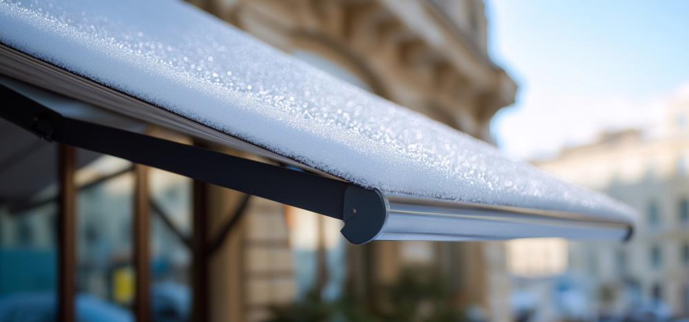 Come proteggere le tende da sole da freddo e ghiaccio invernale