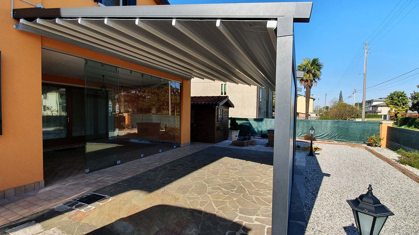 Realizzazione pergola A100 a Campodarsego (PD) - Tecnologie Protettive