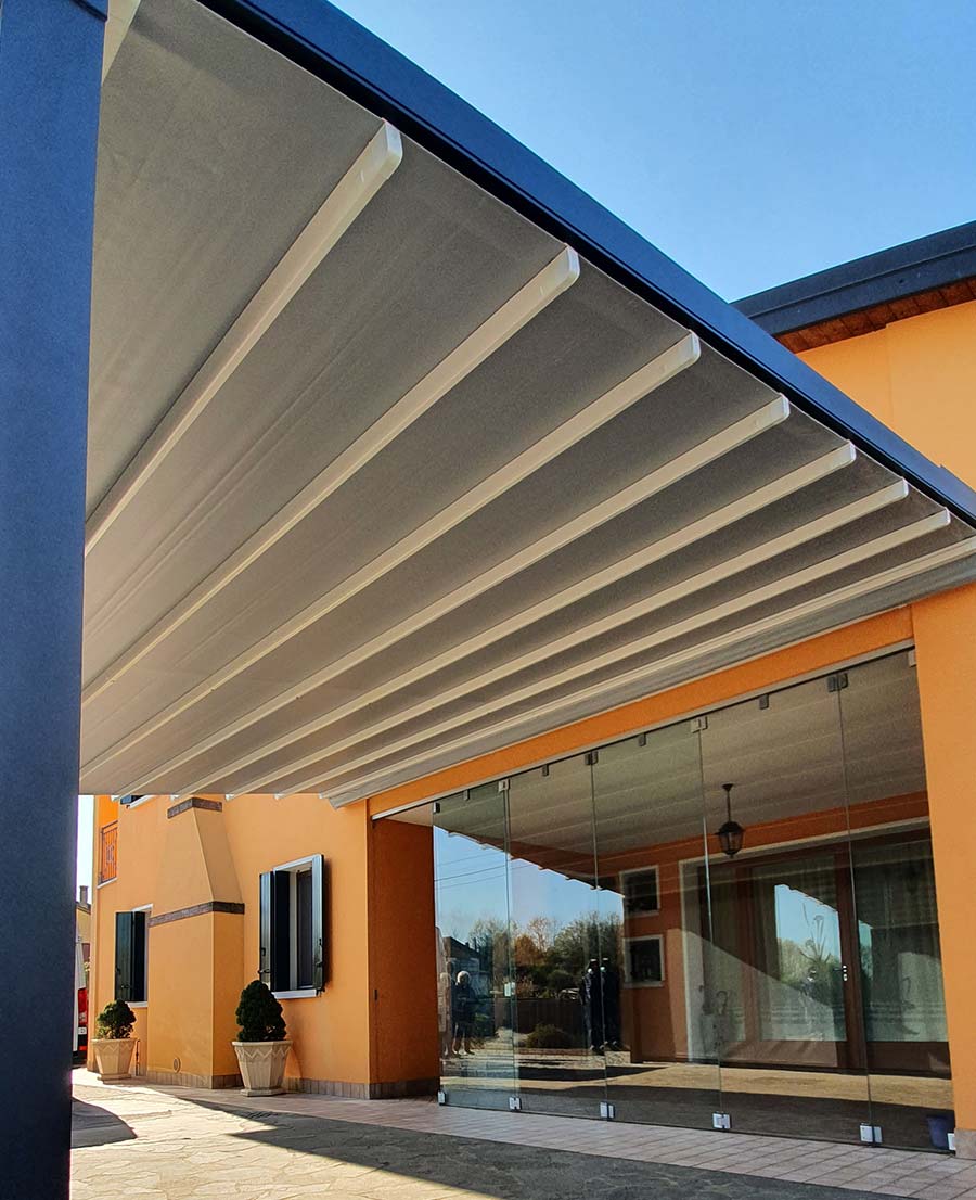 Realizzazione pergola A100 a Campodarsego (PD) - Tecnologie Protettive