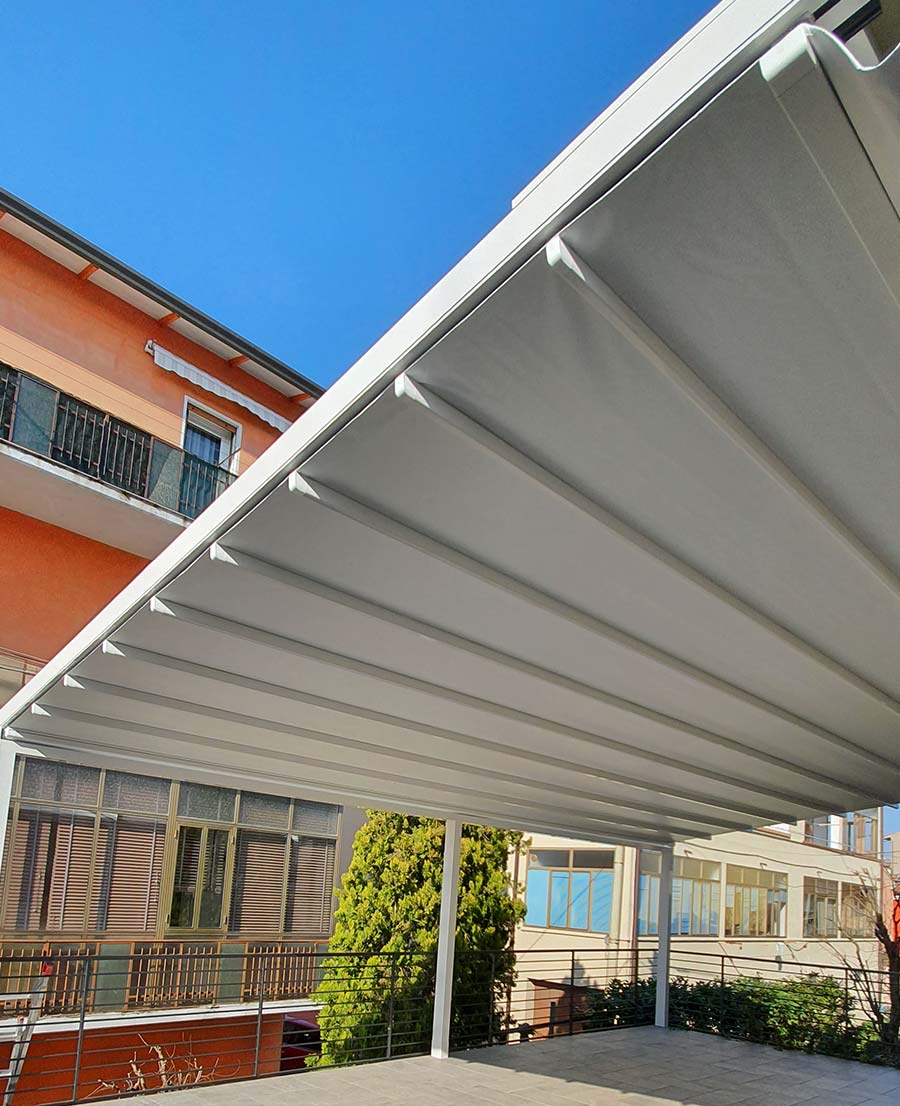 Realizzazione pergola A100 a Rovigo - Tecnologie Protettive