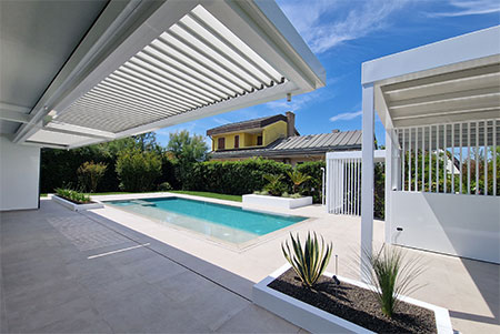 Pergola Bioclimatica solo tetto Rosolina