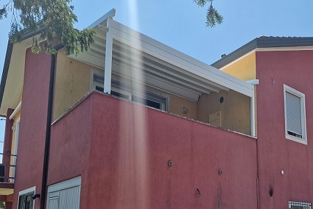 Pergola A100 Selvazzano - pergola ad impacchettamento