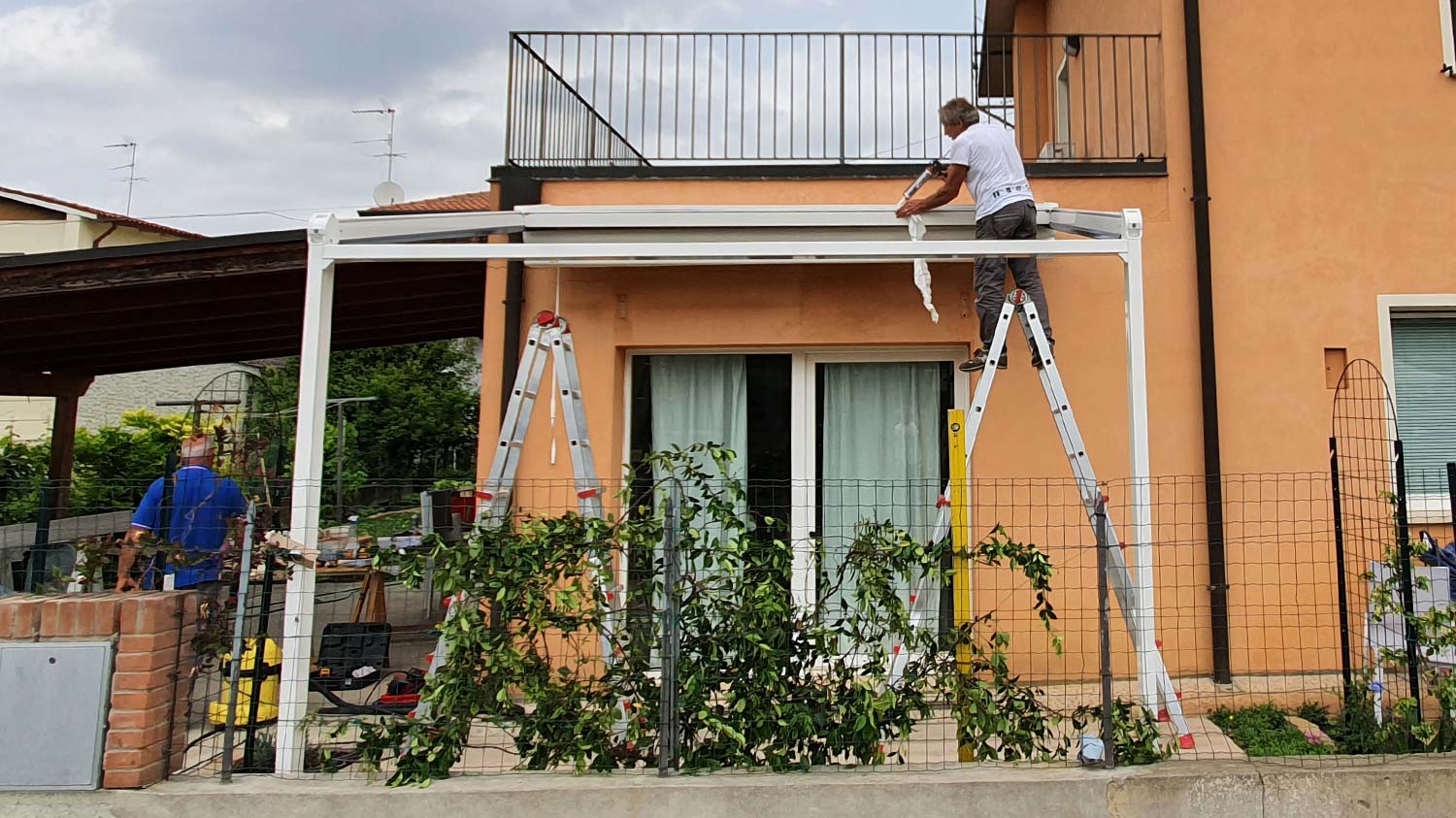 Realizzazione pergola A1 a Rovigo - Tecnologie Protettive